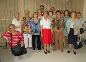 Parte de los participantes en el Encuentro de Voluntariado con Mayores
